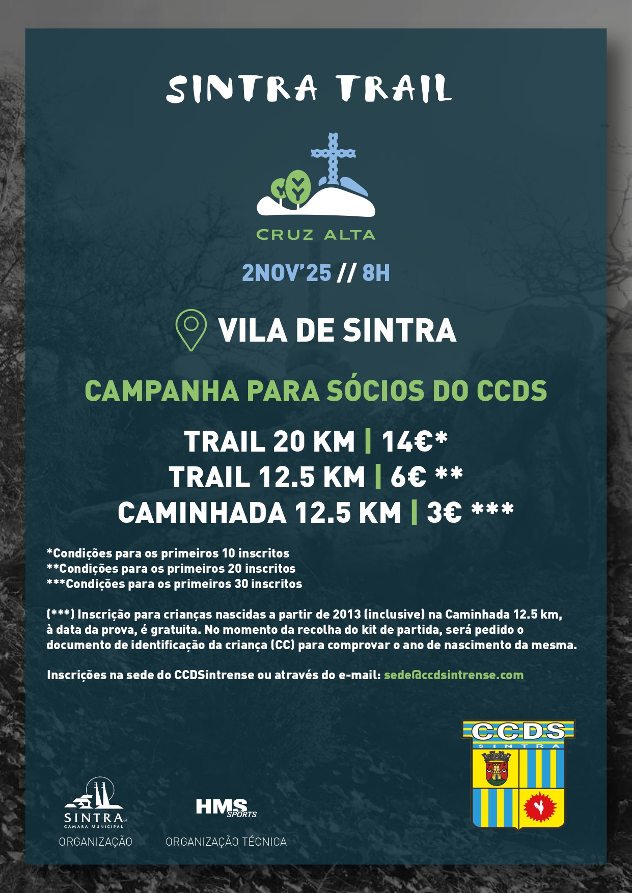 Cartaz oficial do Sintra Trail Cruz Alta 2025 (CCDS)